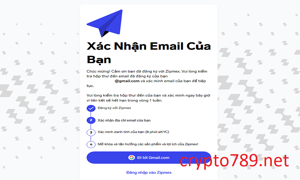 Xác nhận đăng ký qua email